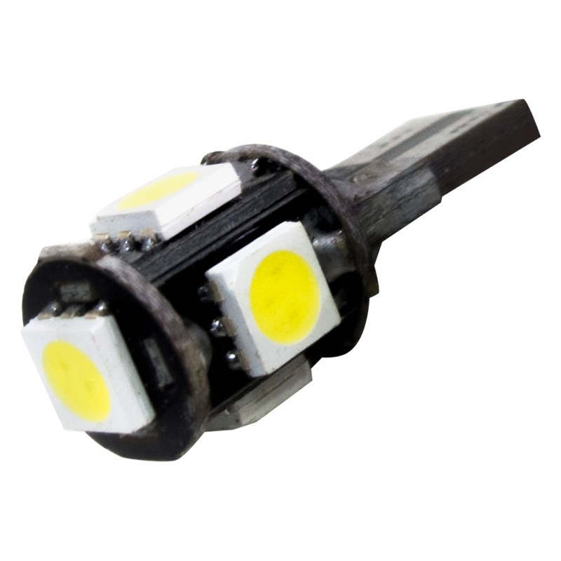 Race Sport 5 Chip Version White Pair 5050 SMD CAN-Bus LED Bulbs RS-T10-5-5050CAN-W
