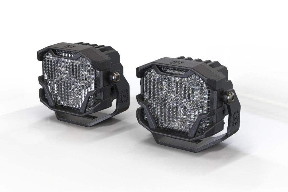 Morimoto 4Banger 2.0 NCS LED Pods Flood White Set BAF127.2