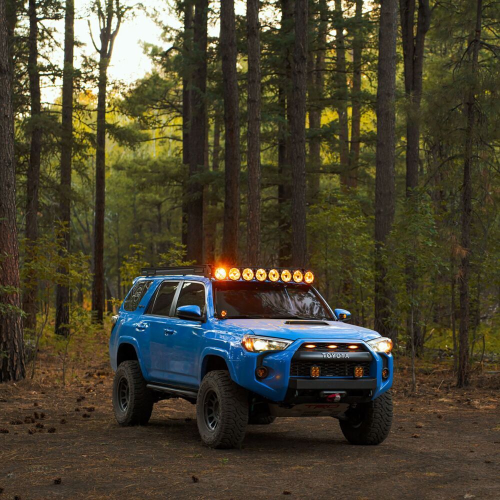 KC Hilites 2010-2024 Toyota 4Runner Platform One Roof Rack with 360° Lighting AK-92305