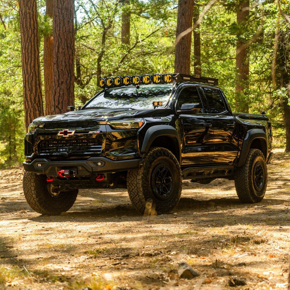 KC Hilites 2015-2026 Chevrolet Colorado GMC Canyon Crew Cab Platform One Roof Rack with 360° Lighting AK-92312