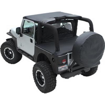 Smittybilt 1955-1975 Jeep Willys M38A1 CJ5 Standard Top Vinyl Black 90501