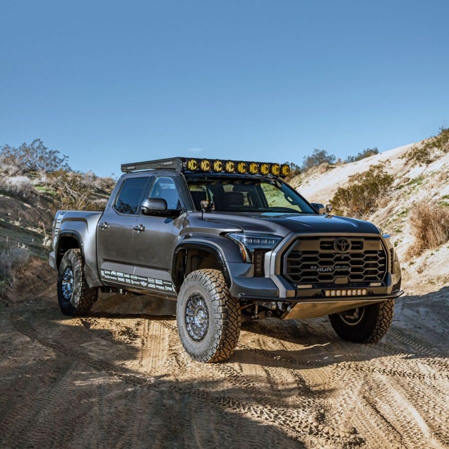 KC Hilites 2022-2026 Toyota Tundra CrewMax Platform One Roof Rack with 360° Lighting AK-92311