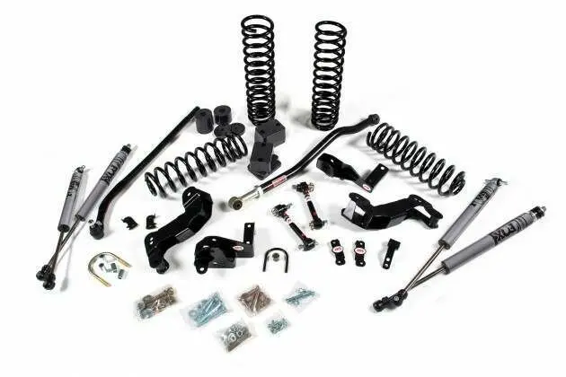 JKS 2007-2018 Jeep Wrangler JK 4dr J-Kontrol 3.5" Lift Kit With Fox 2.0 Performance Series Shocks JSPEC108KFP