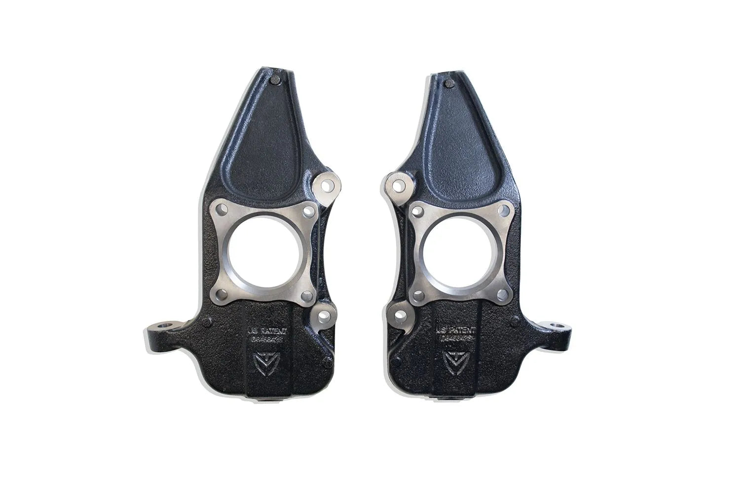 MaxTrac Suspension 2015-2020 Ford F-150 2WD 4WD 2 Inch Lowering Spindles Pair Black 103220C
