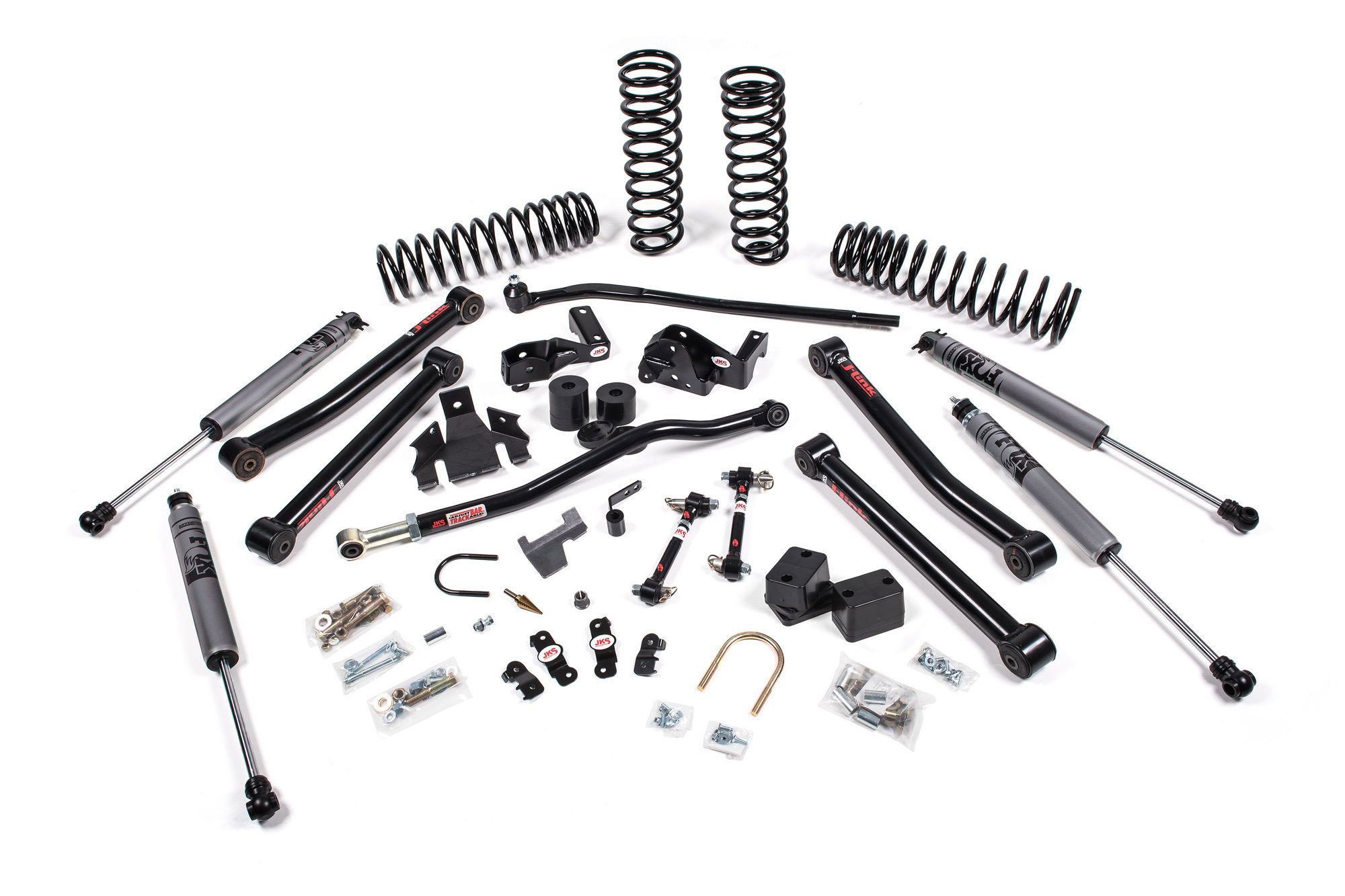 JKS 2012-2018 Jeep Wrangler JK 2dr J-Konnect 3.5" Lift Kit With Fox 2.0 Performance Series Shocks JSPEC114KFP