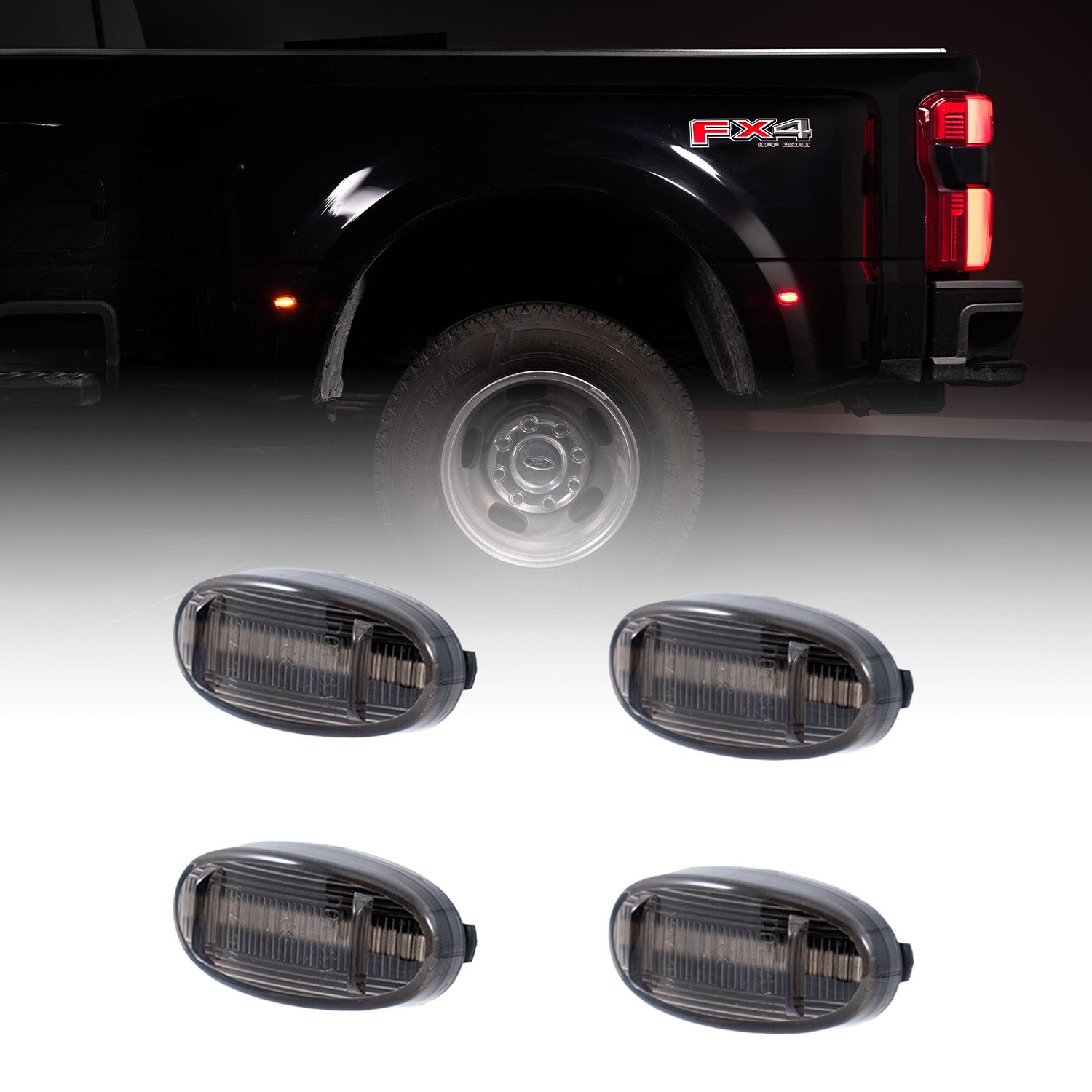 Form Lighting 2011-2027 Ford F350 F450 Dually LED Sidemarkers Set FL0048