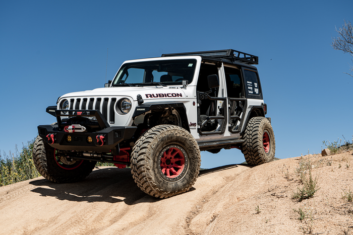 Body Armor 2007-2018 Jeep Wrangler JK Gen 3 Trail Doors Front Pair & Mirror Set For Traildoors JK-6139 & 5126