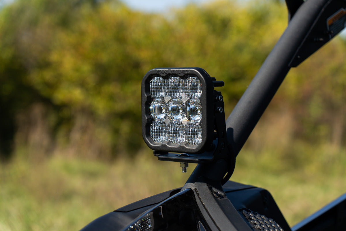 Diode Dynamics 2017-2024 Can-Am Maverick X3 SS5 Sport White Combo Pair Left and Right Side Stage Series Ditch Light Kit DD7868