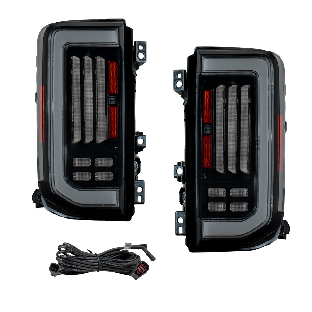 Diode Dynamics 2021-2025 Ford Bronco LED Tail Lights Smoked pair FL0086