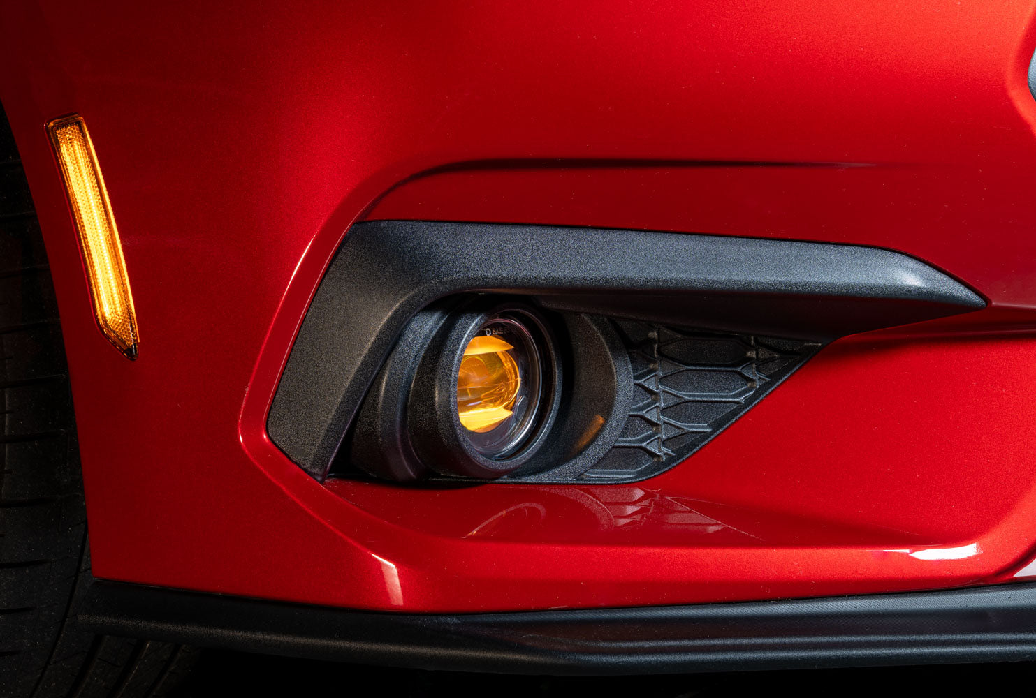Diode Dynamics 2024 Ford Mustang Elite Series Add On EcoBoost Yellow Fog Lamp Kit DD7960