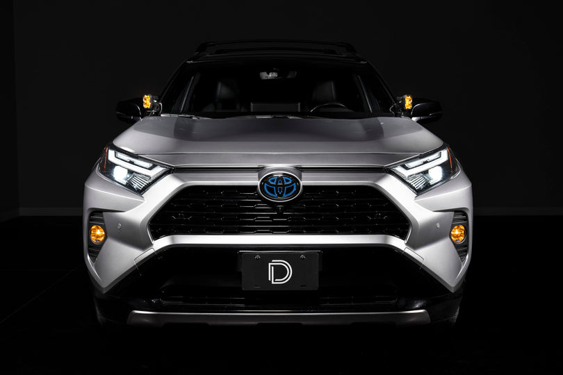 Diode Dynamics 2019-2025 Toyota RAV4 SS3 LED Ditch Light Kit Pro Yellow ...