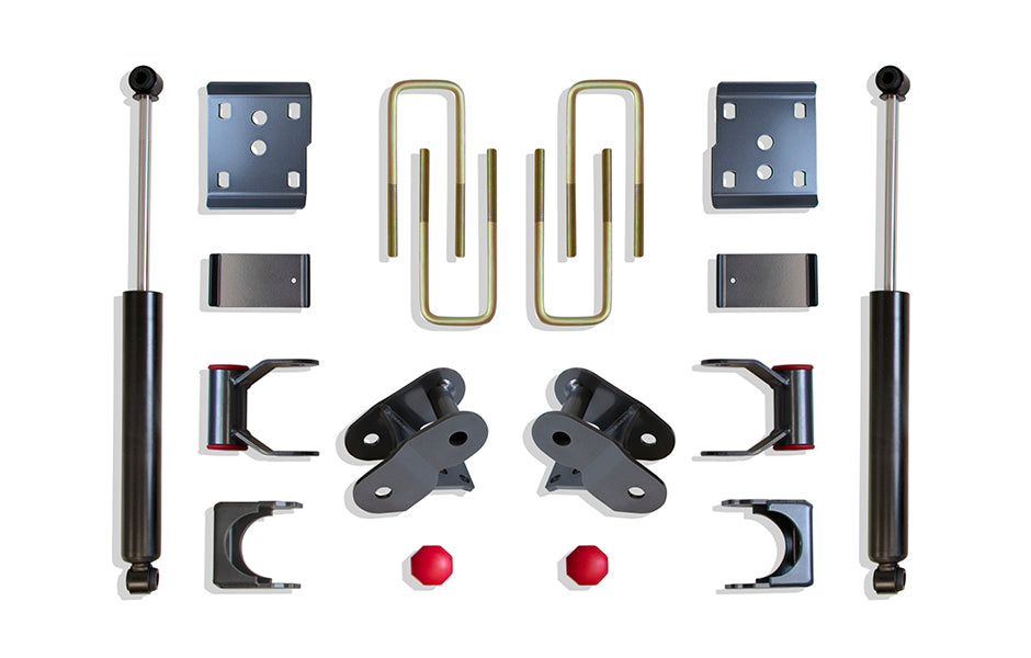 MaxTrac Suspension 2015-2025 Ford F-150 2WD 3"/ 4WD 4" Rear Box Lowering Kit 203230