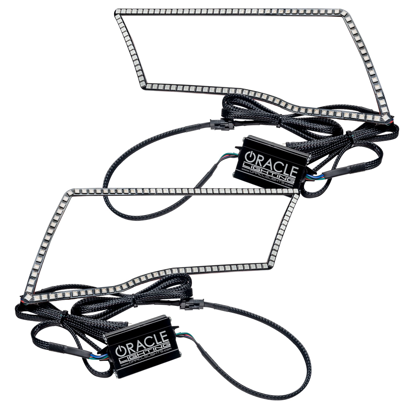 Oracle Lighting 2009-2018 Dodge Ram Sport LED Headlight Halo Kit ColorSHIFT with No Controller 2250-334