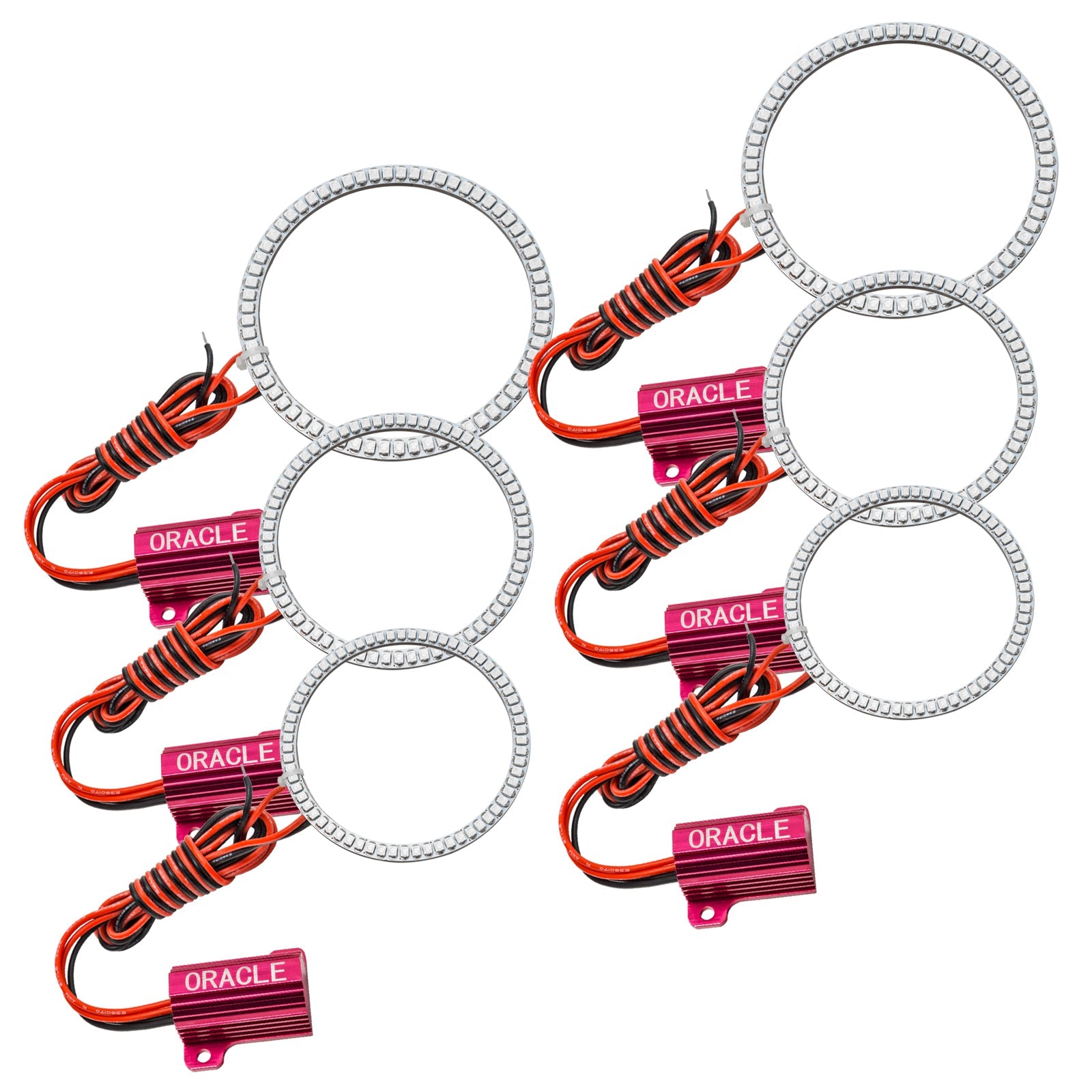 Oracle Lighting 2011-2013 Infiniti QX56 LED Headlight Halo Kit Red 2350-003