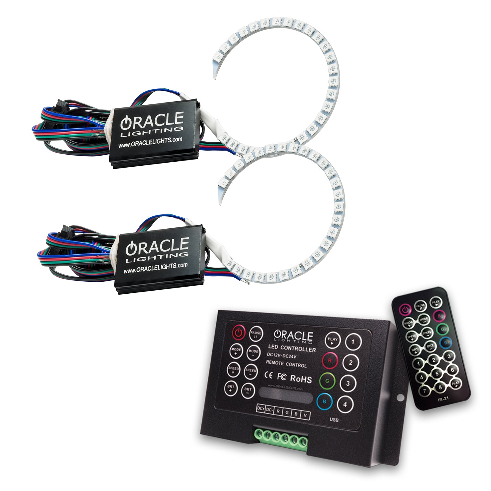 Oracle Lighting 2007-2013 Audi A5 LED Headlight Halo Kit 2351-333
