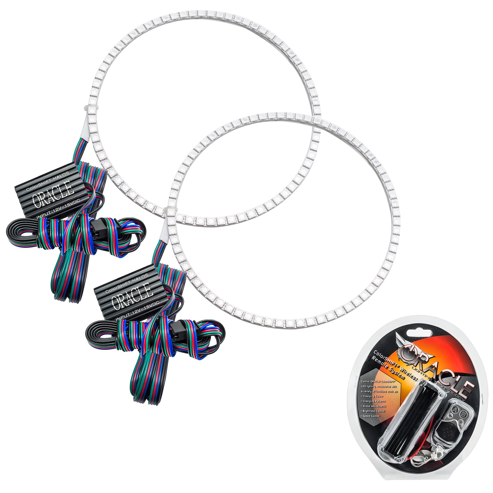 Oracle Lighting Chevrolet C10 GMC C Series LED Headlight Halo Kit ColorSHIFT With RF Controller 2360-330
