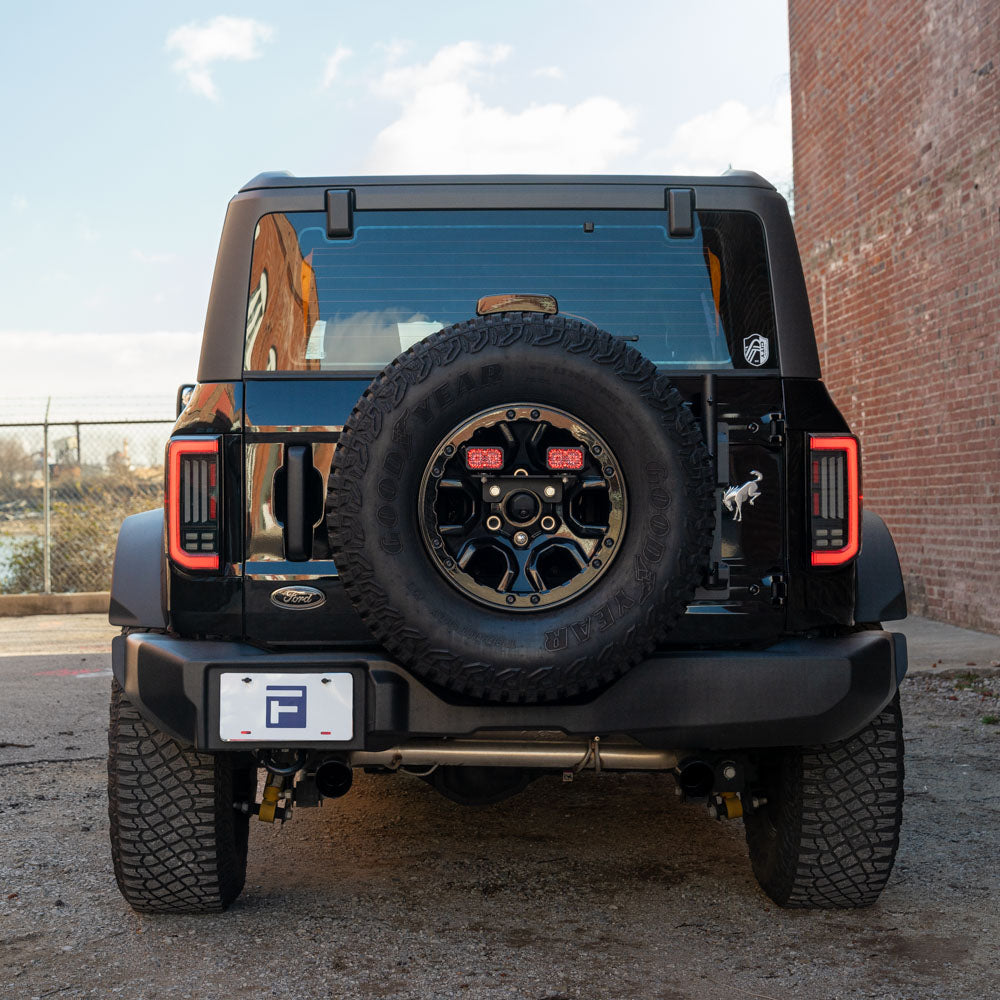 Diode Dynamics 2021-2025 Ford Bronco LED Tail Lights Smoked pair FL0086