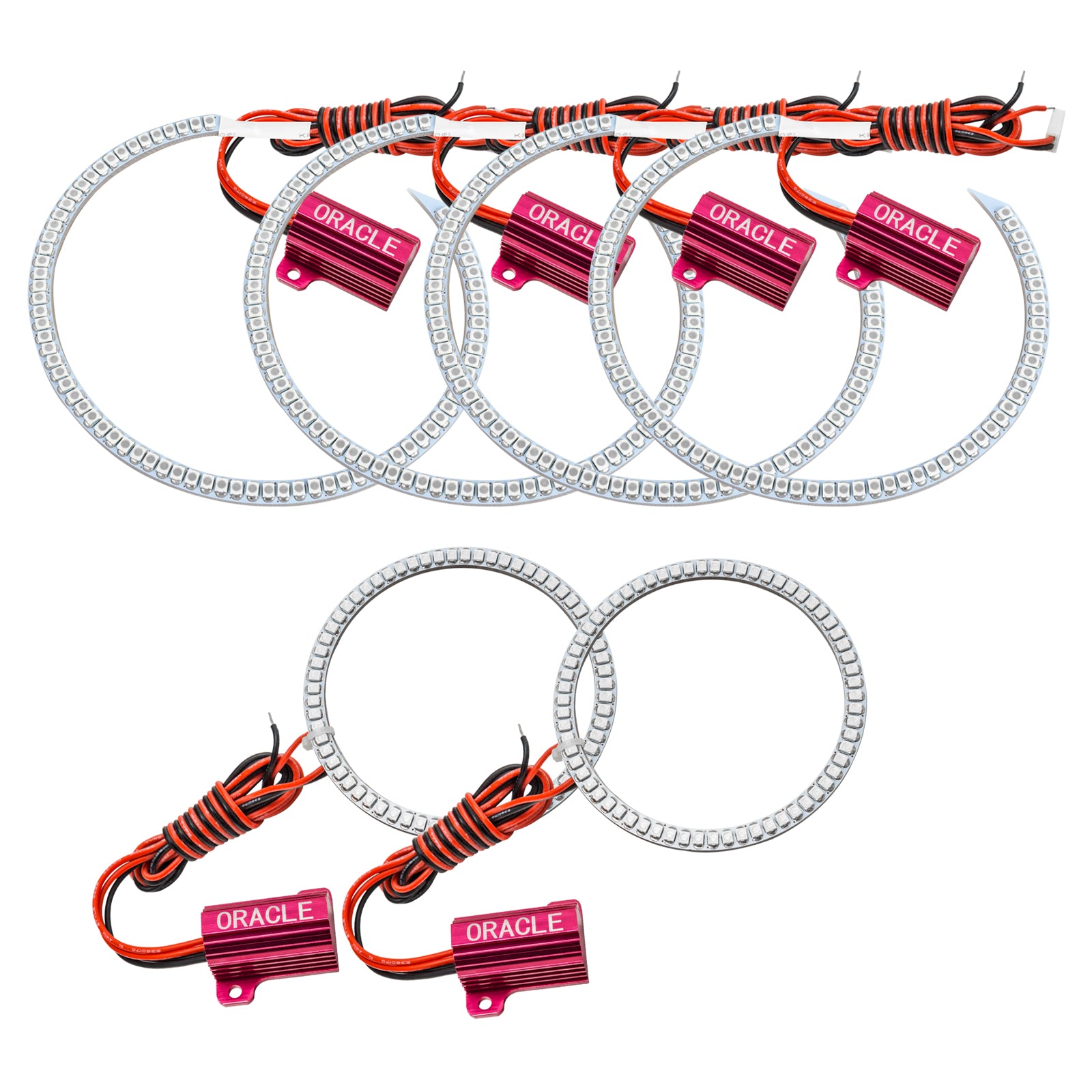 Oracle Lighting 2011-2013 Jeep Grand Cherokee LED Headlight Triple Halo Kit White 2627-001