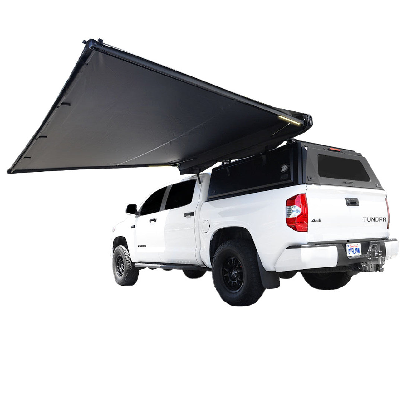 OVS 8 ft XD Nomadic Self-Deploying 90 Degree Awning with Lights & Black Out Fabric Universal 19690012