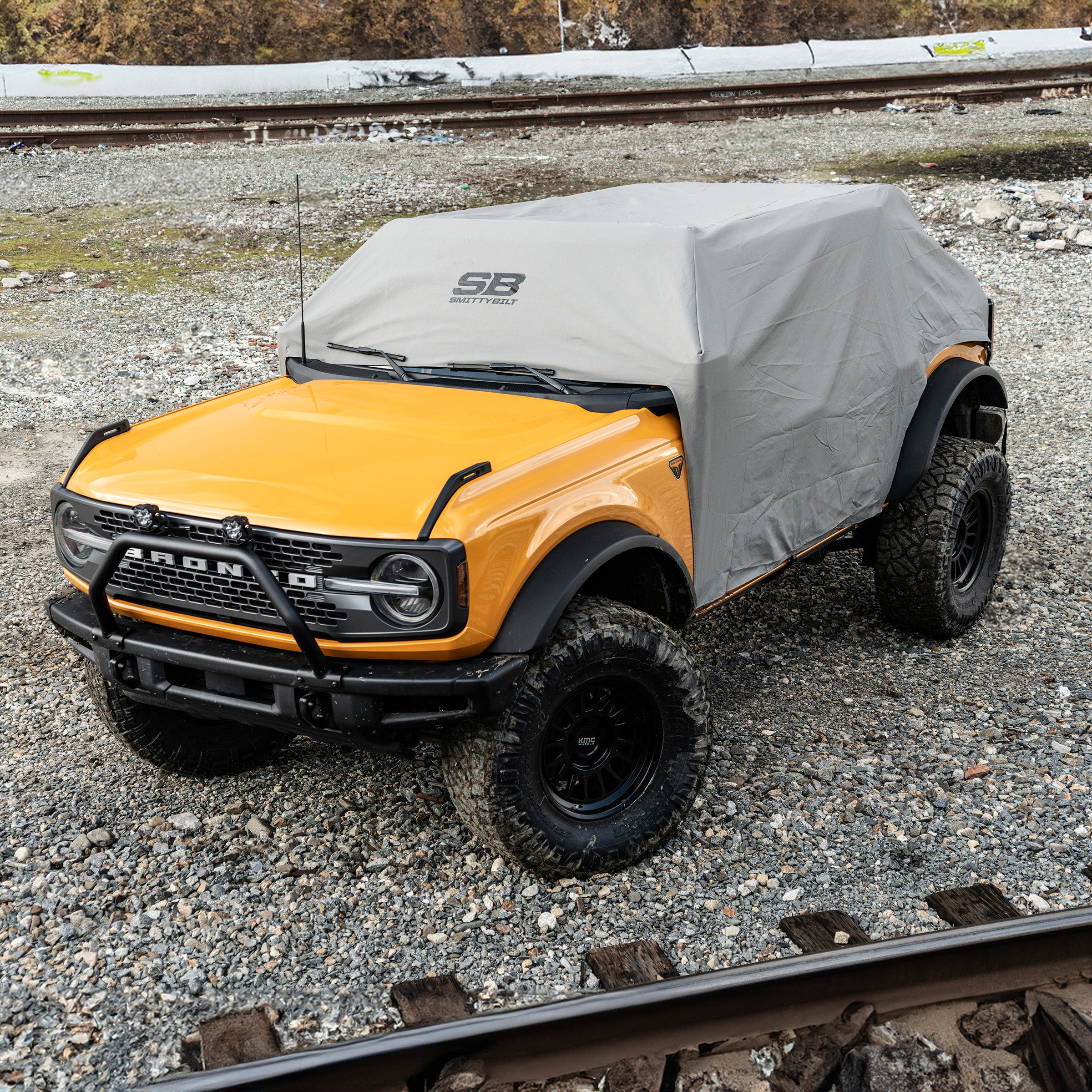 Smittybilt 2021-2025 Ford Bronco 4 Door Water Resistant Cab Cover With Door Flaps 2081