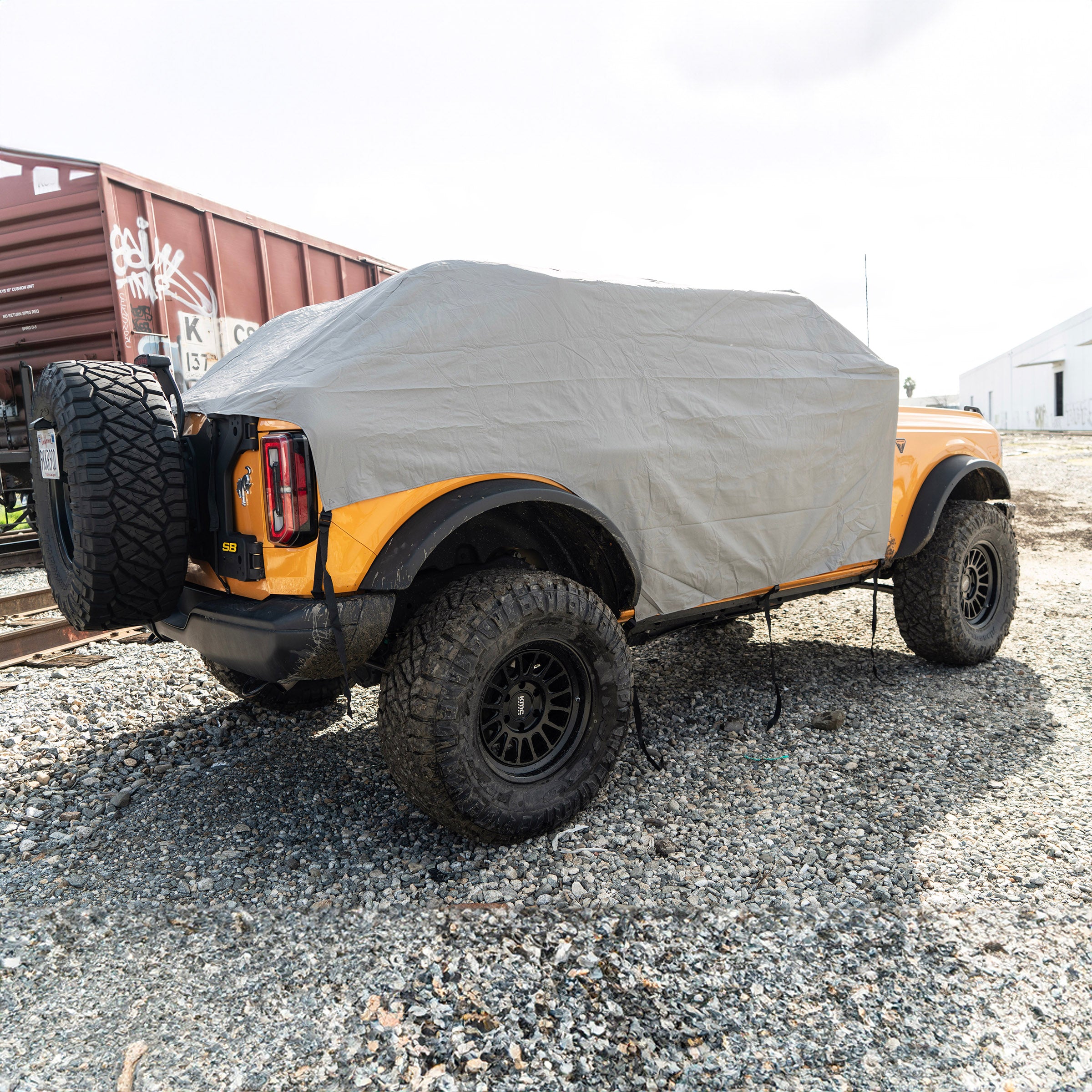 Smittybilt 2021-2025 Ford Bronco 4 Door Water Resistant Cab Cover With Door Flaps 2081