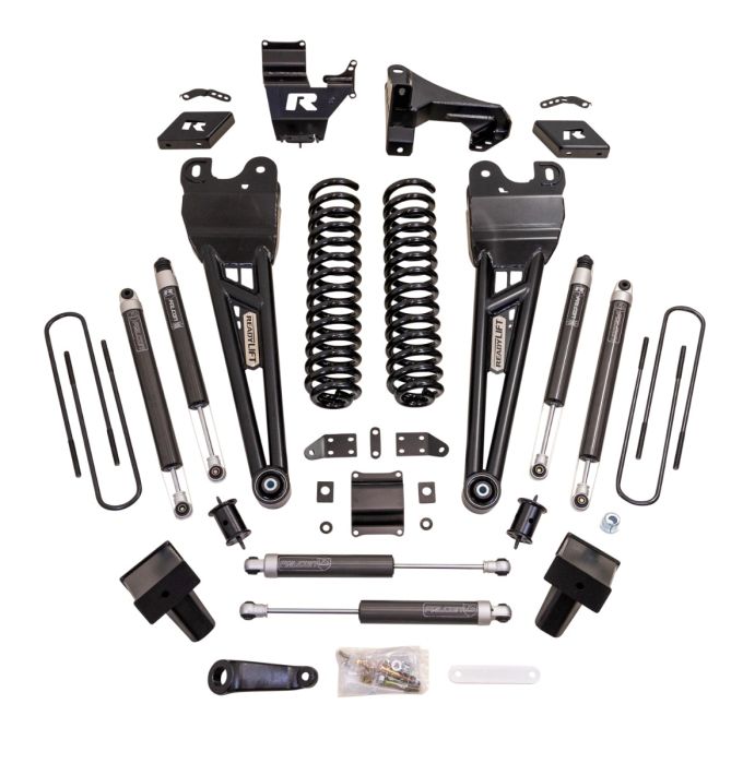 Readylift 2023-2024 Ford F-250 F-350 Super Duty 4WD 6" Coil Spring Lift Kit with Falcon Shocks & Radius Arms 49-23621