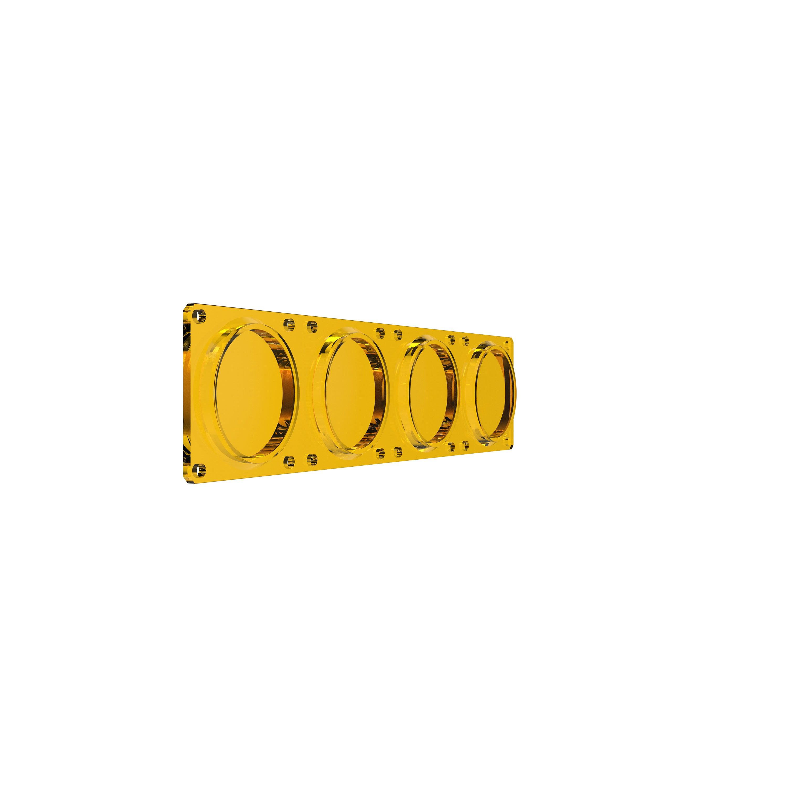KC Hilites Flex Era LED Light Bar Yellow Spot Beam Lens for Light Bars 4272