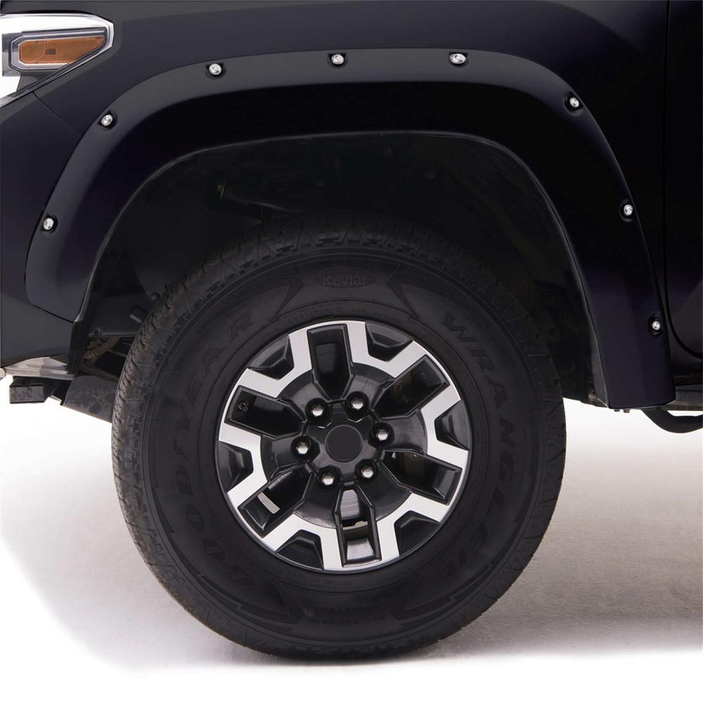 EGR 2015-2019 GMC Sierra 2500HD 3500HD Extended Crew Standard Cab Pickup 2Door 4Door Painted To Code Black Traditional Bolt-On Look Fender Flares 791684-GBA