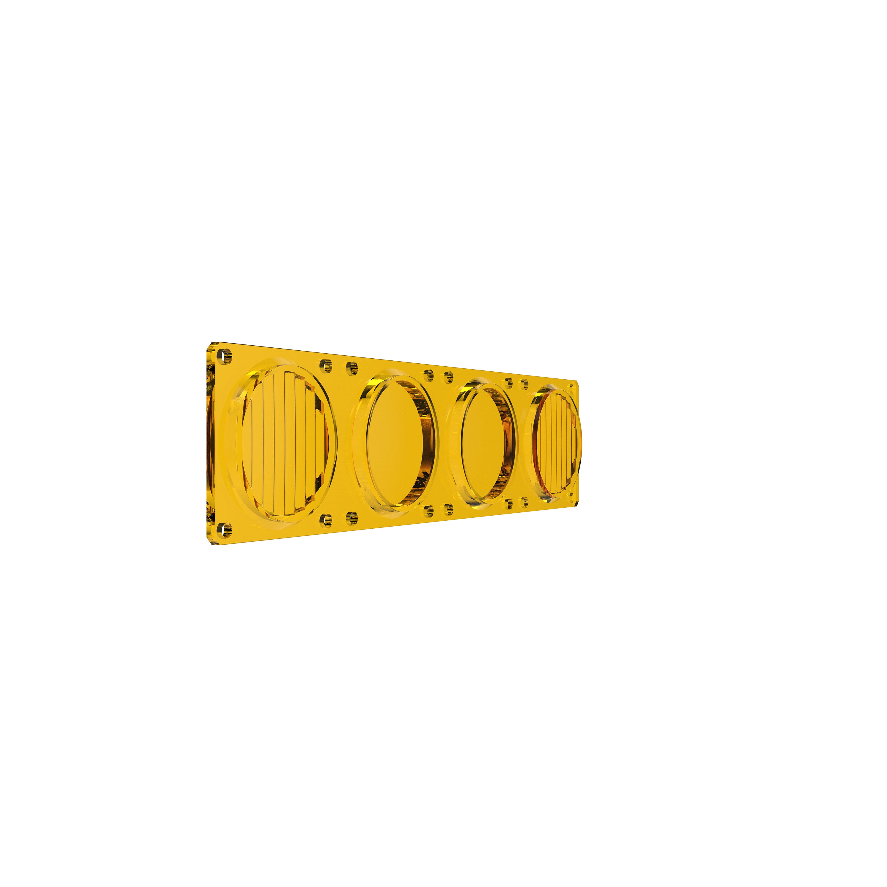 KC Hilites Flex Era LED Light Bar Performance Yellow Combo Beam Lens for Light Bars 4274