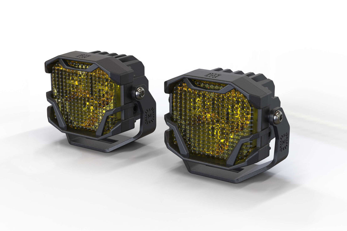 Morimoto 4Banger 2.0 NCS LED Pods Flood White Set BAF127.2