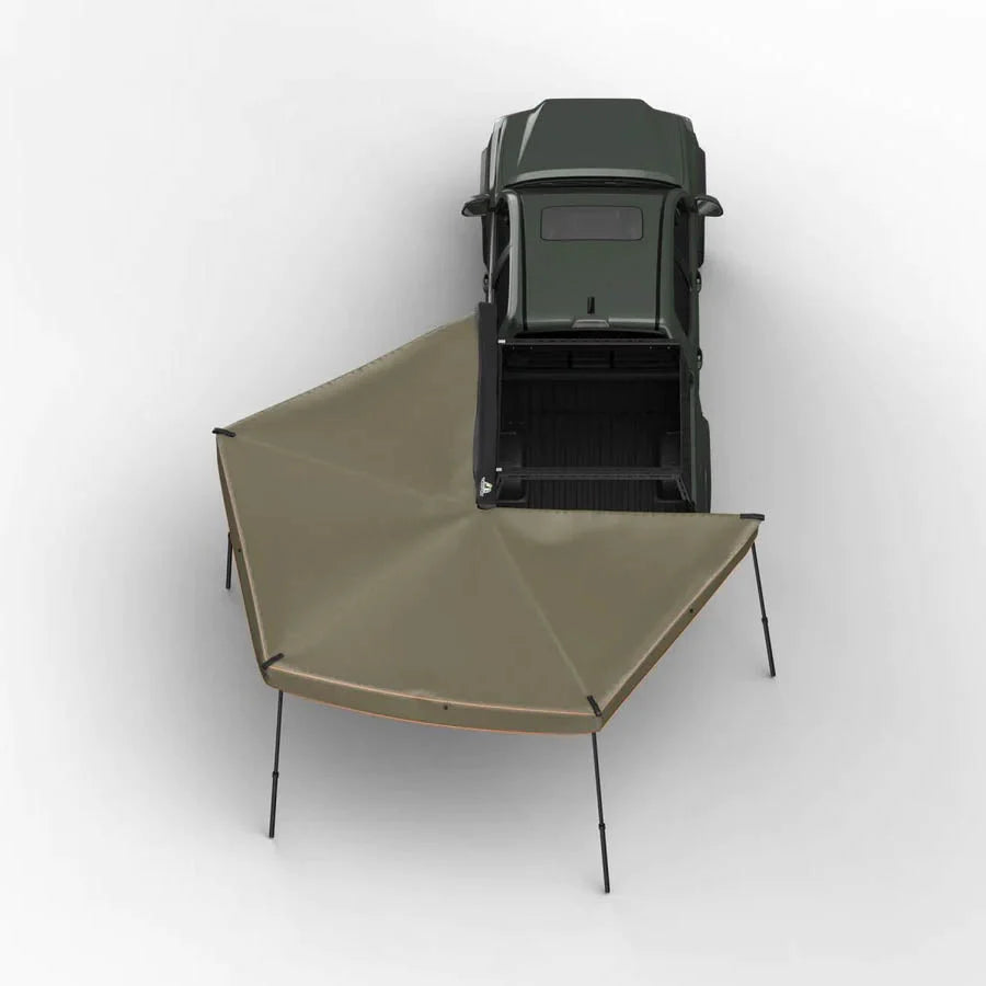 Tuff Stuff Awning 270 Degree Compact Driver Side Kit Olive Orange TS-AWN-270-4D-KIT