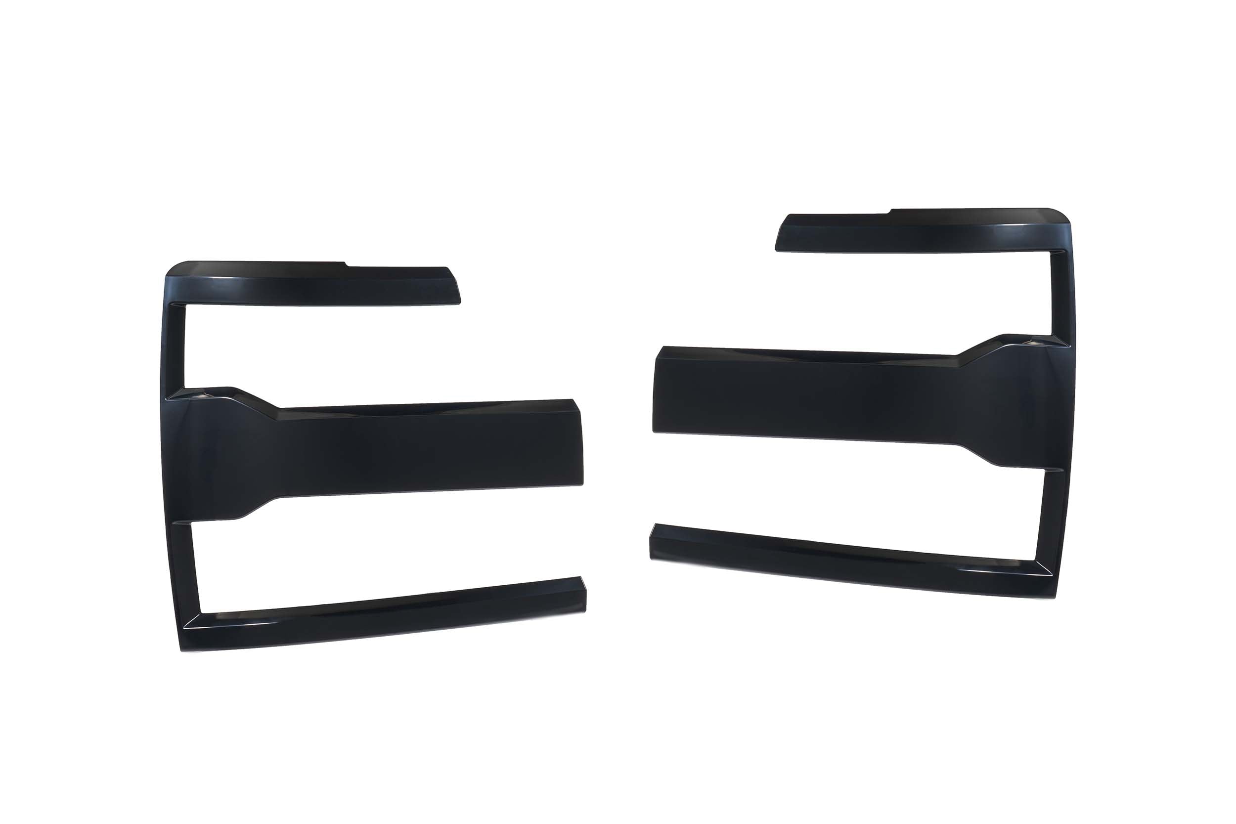 Morimoto 2015-2019 Chevrolet Silverado HD XB LED Headlights Trim Bezels Unfinished Set LF541.B