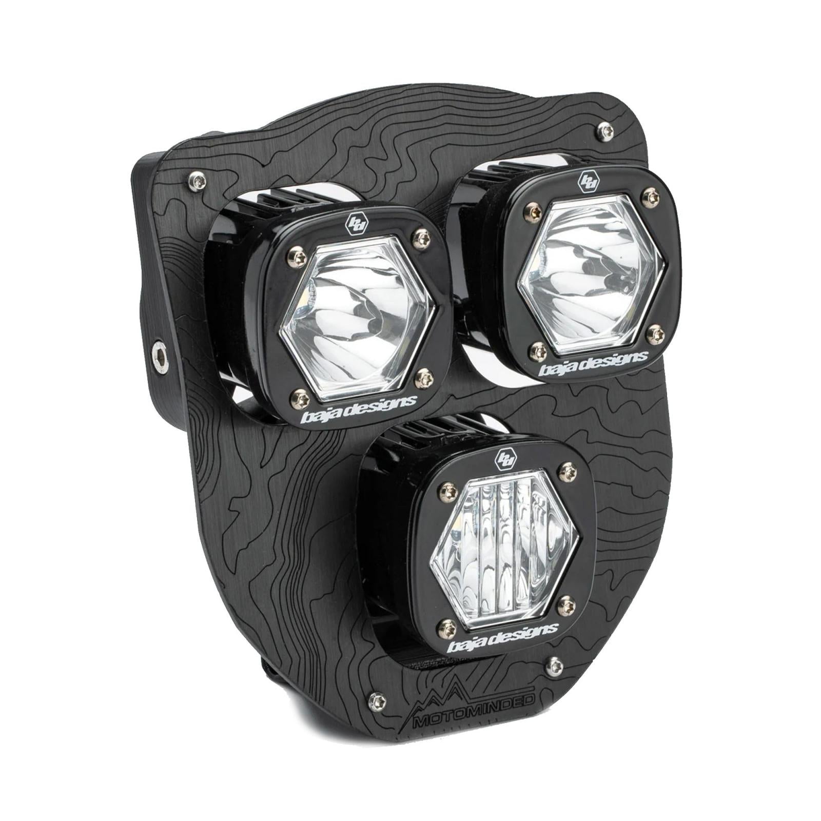 Baja Designs 2024-2025 Husqvarna FE TE Triple S1 Hydra D/C LED Headlight Kit 38-7023