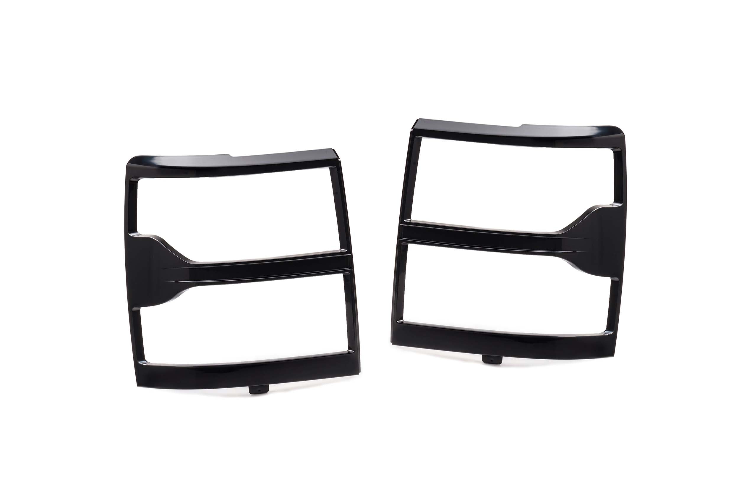 Morimoto 2014-2015 Chevrolet Silverado 1500 Without OEM LED Turn Signals XB LED Headlights Trim Bezels Unfinished Set LF543.B