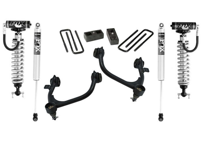 Superlift 2019-2023 Chevrolet Silverado 1500 GMC Sierra 1500 3" Lift Kit with Fox 2.0 Shocks 3900FX
