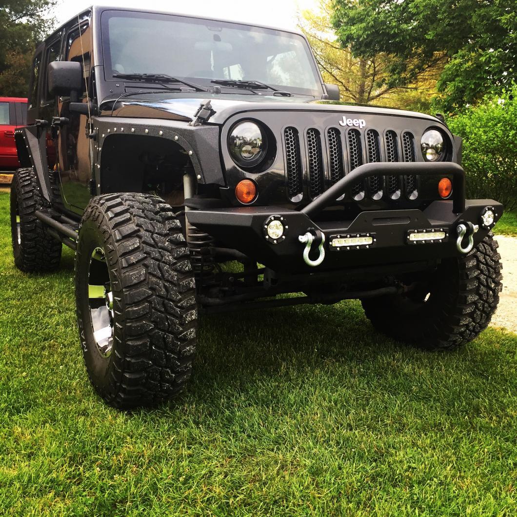 Smittybilt 2007-2018 Jeep Wrangler JK 4dr XRC Front & Rear Corner Armor Set 76880 + 76882
