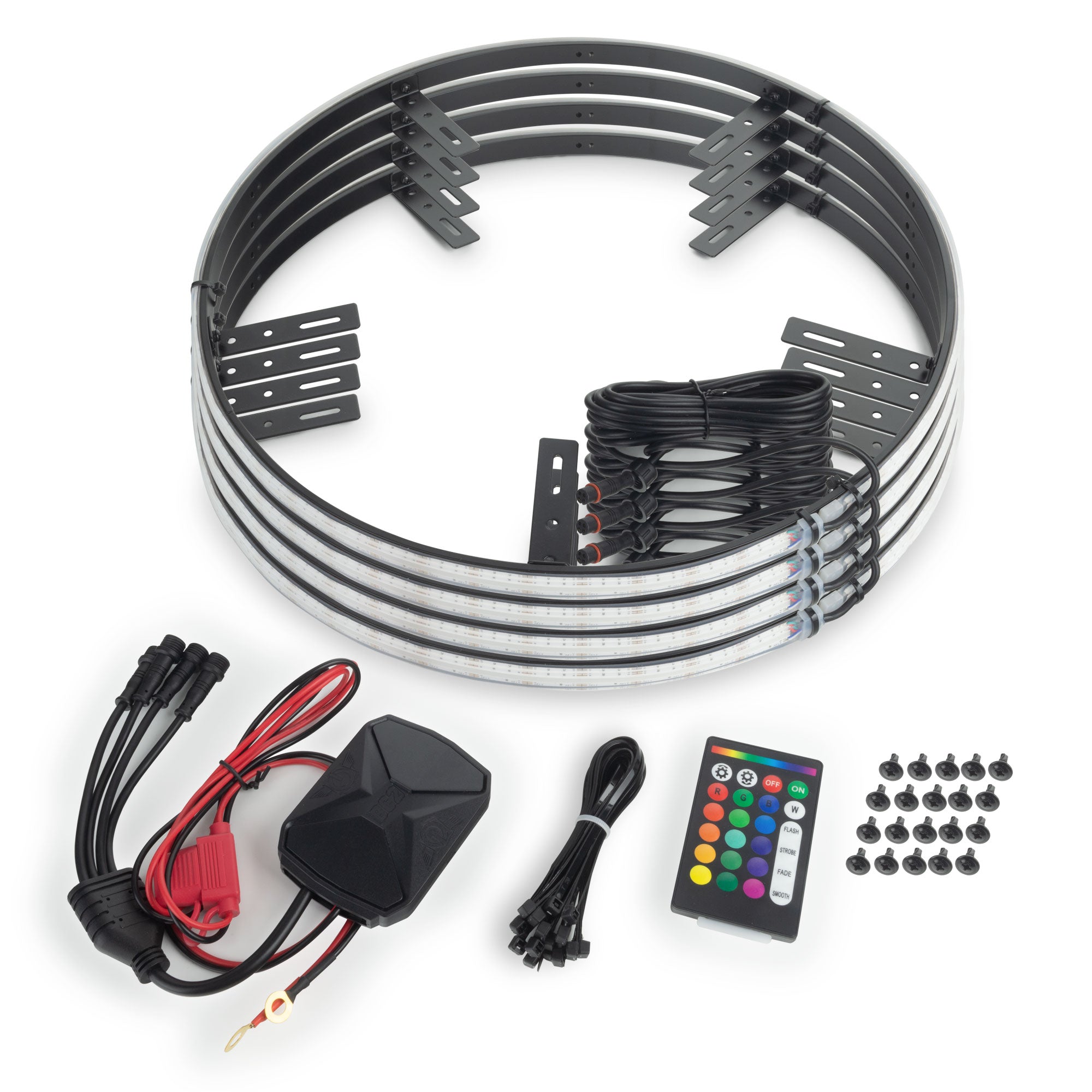 Oracle Lighting LED Illuminated Wheel Rings 16.5" PLASMA ColorSHIFT With BC2 Bluetooth Controller 4238-BC2