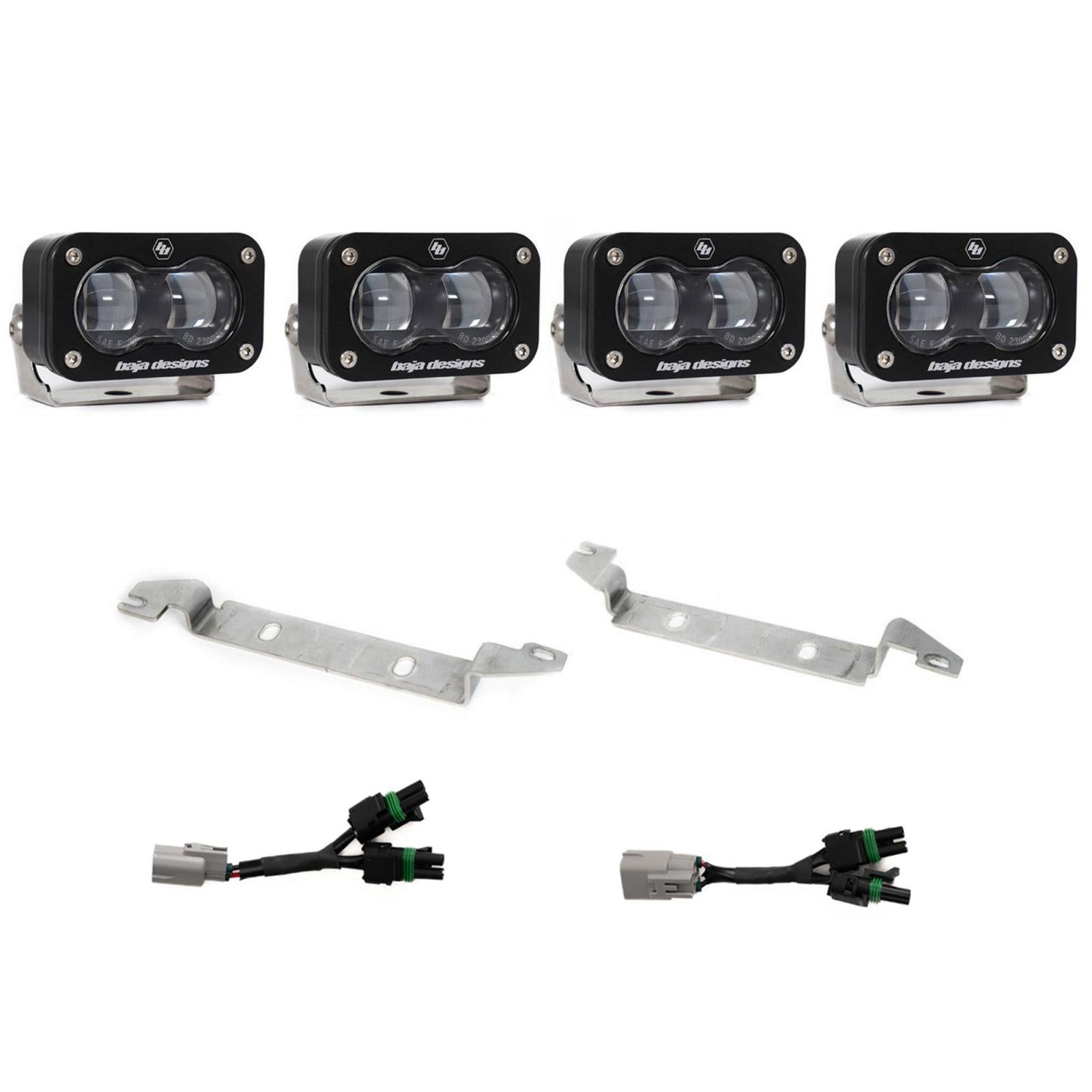 Baja Designs 2025 Toyota 4Runner TRD Pro Trailhunter Clear S2 SAE OEM Fog Light Replacement Kit 44-8286