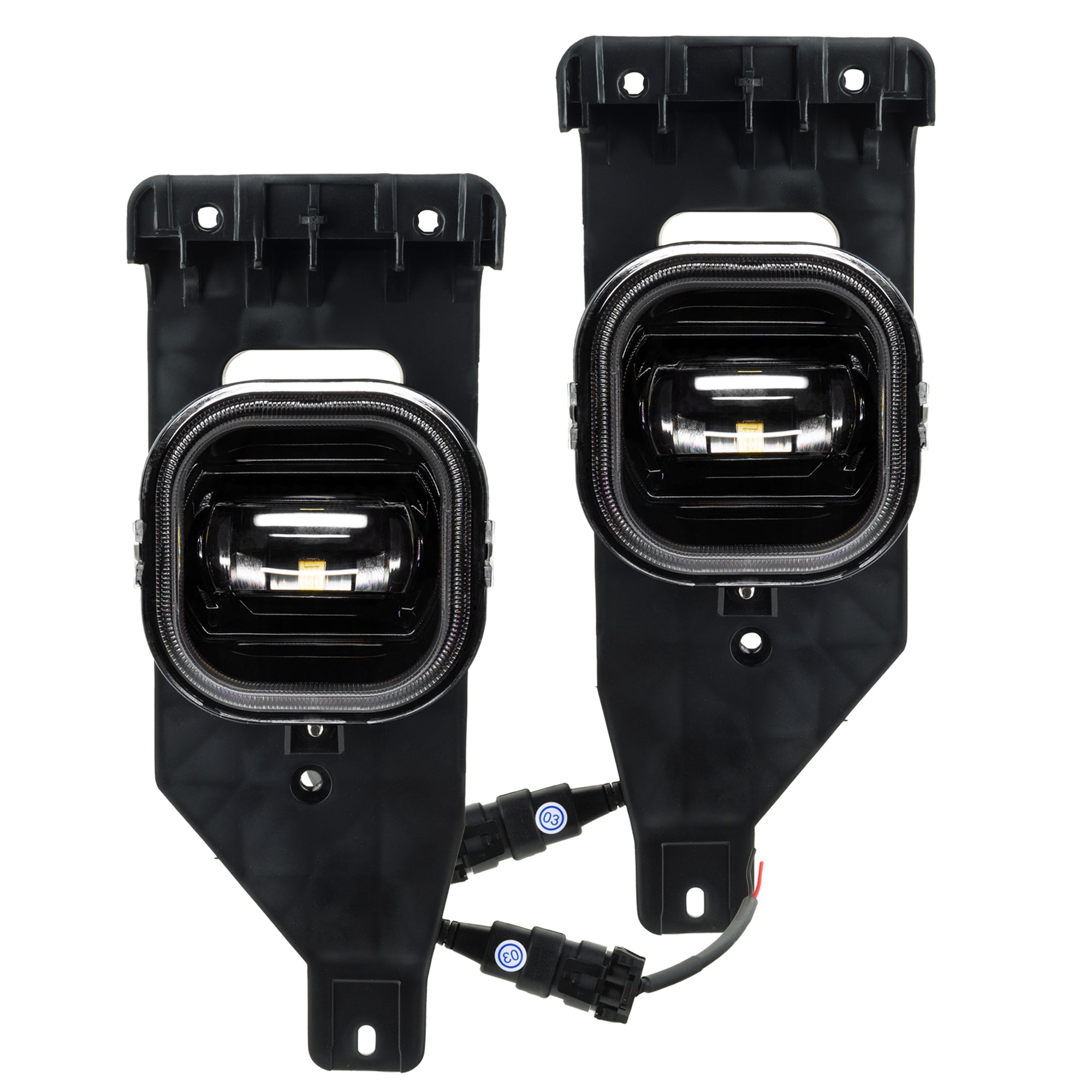 Oracle Lighting 2005-2007 Ford F-250 F-350 Super Duty High Powered LED Fog Light Pair 6000K 5863-504