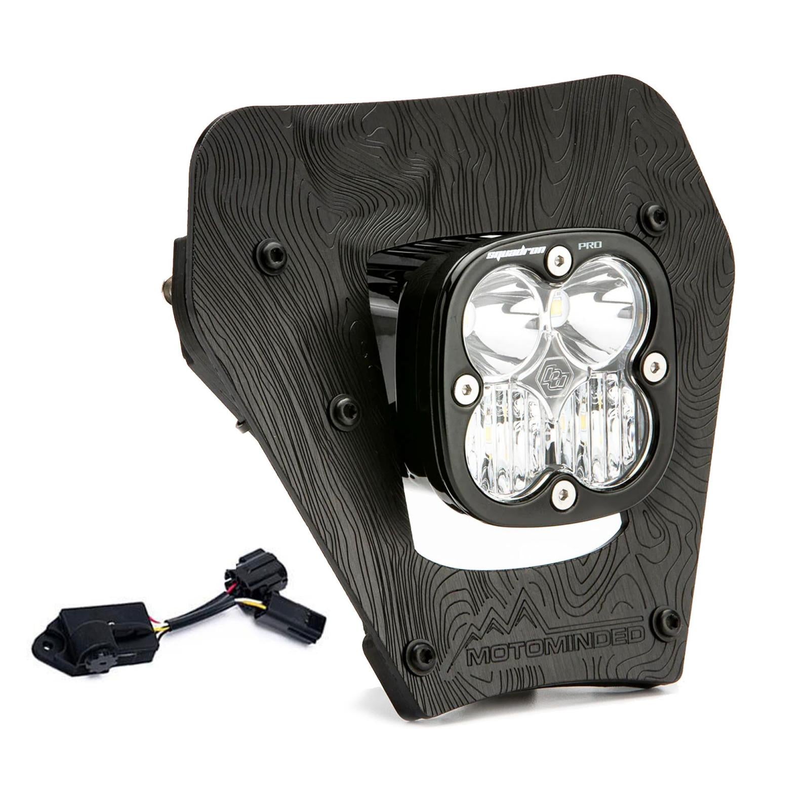 Baja Designs 2024-2025 KTM 450 XCF-W KTM 300 XC-W KTM 350 EXC-F Squadron Pro D/C LED Headlight Kit With Dimmer 49-7143