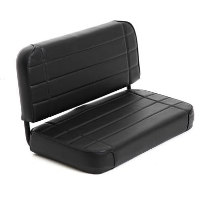 Smittybilt 1955-1995 Jeep CJ Wrangler YJ Seat Rear Standard Vinyl Black 8001N