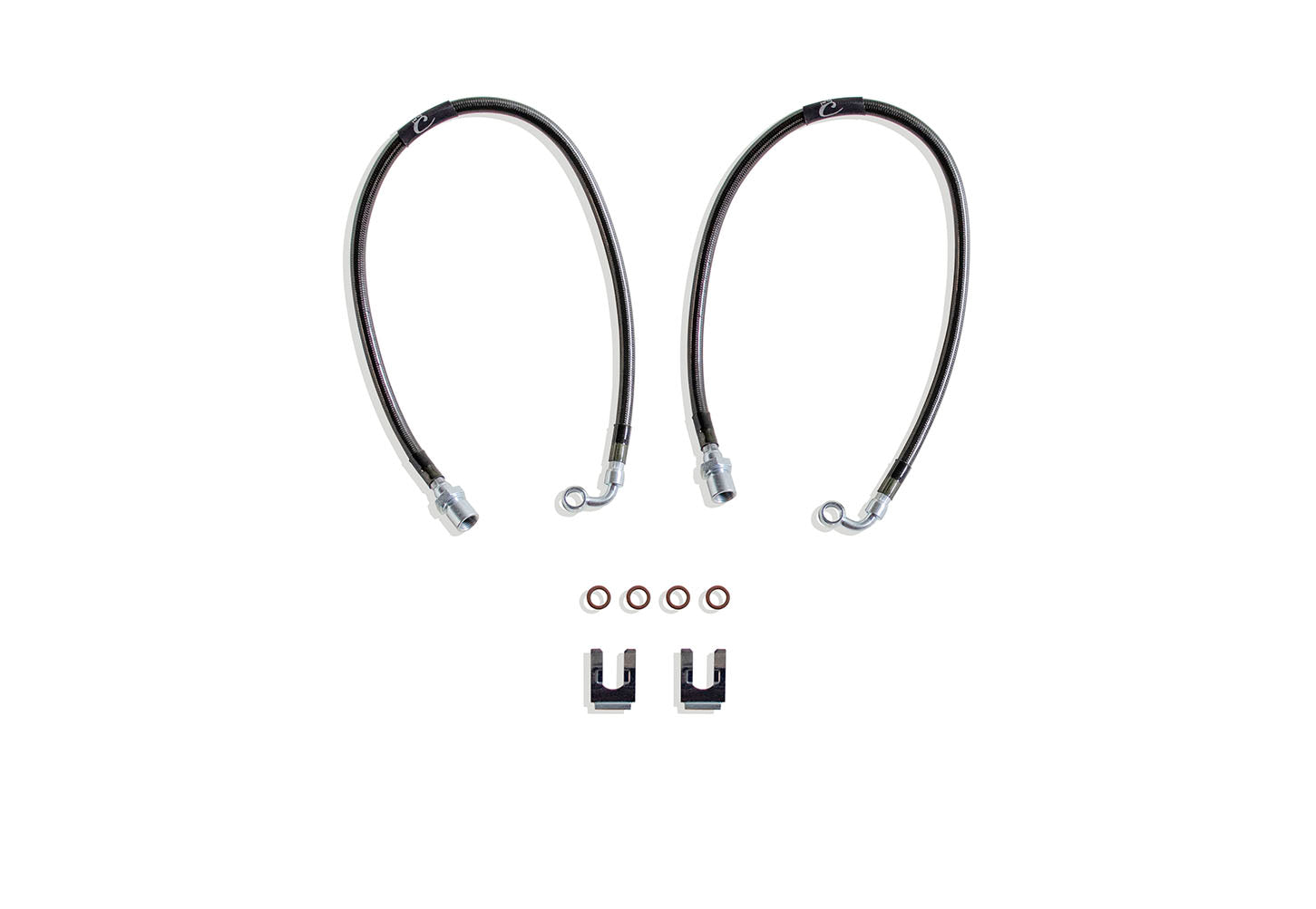 MaxTrac Suspension 2007-2018 Chevrolet Silverado 1500 GMC Sierra 1500 2Wd Gas Front Extended Brake Lines 511300