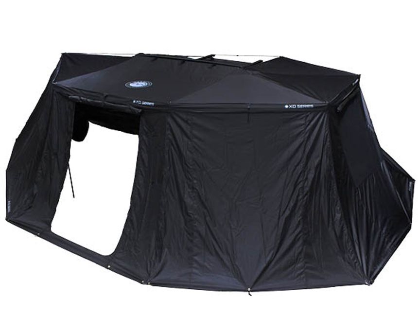 OVS XD Nomadic 270 Awning and Wall Kit With Lights & Black Out Trim & Travel Cover Driver Side 19690009