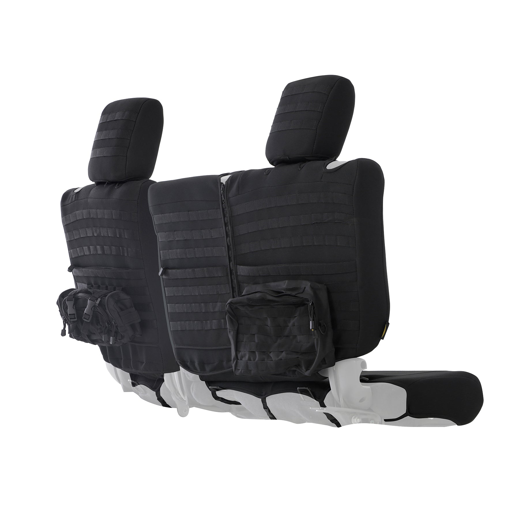 Smittybilt 2018-2025 Jeep Wrangler JL 2 Door G.E.A.R. Custom Fit Rear Seat Cover Black 57646501