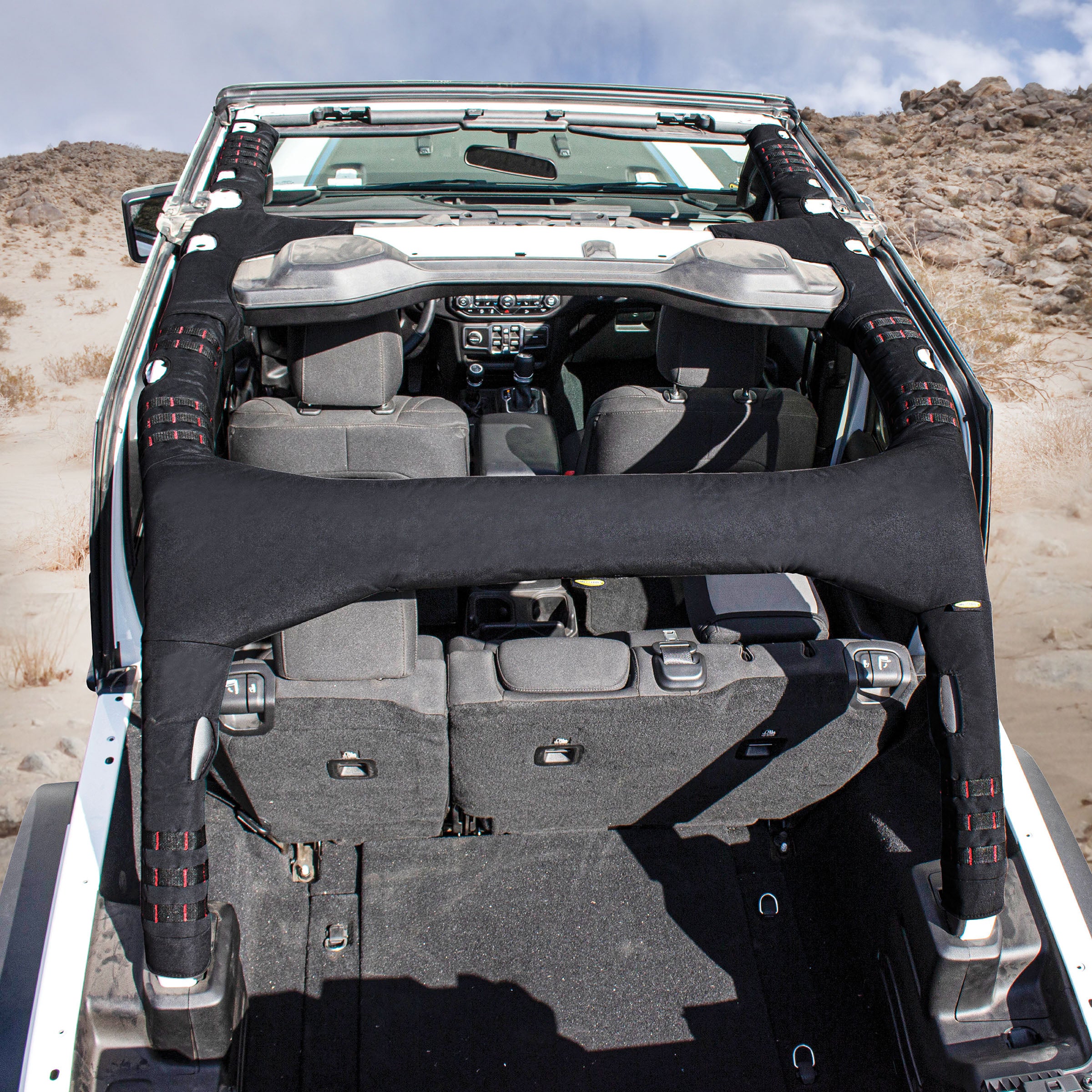 Smittybilt 2018-2019 Jeep Wrangler JL Unlimited Molle Roll Bar Padding Cover Kit 5667201