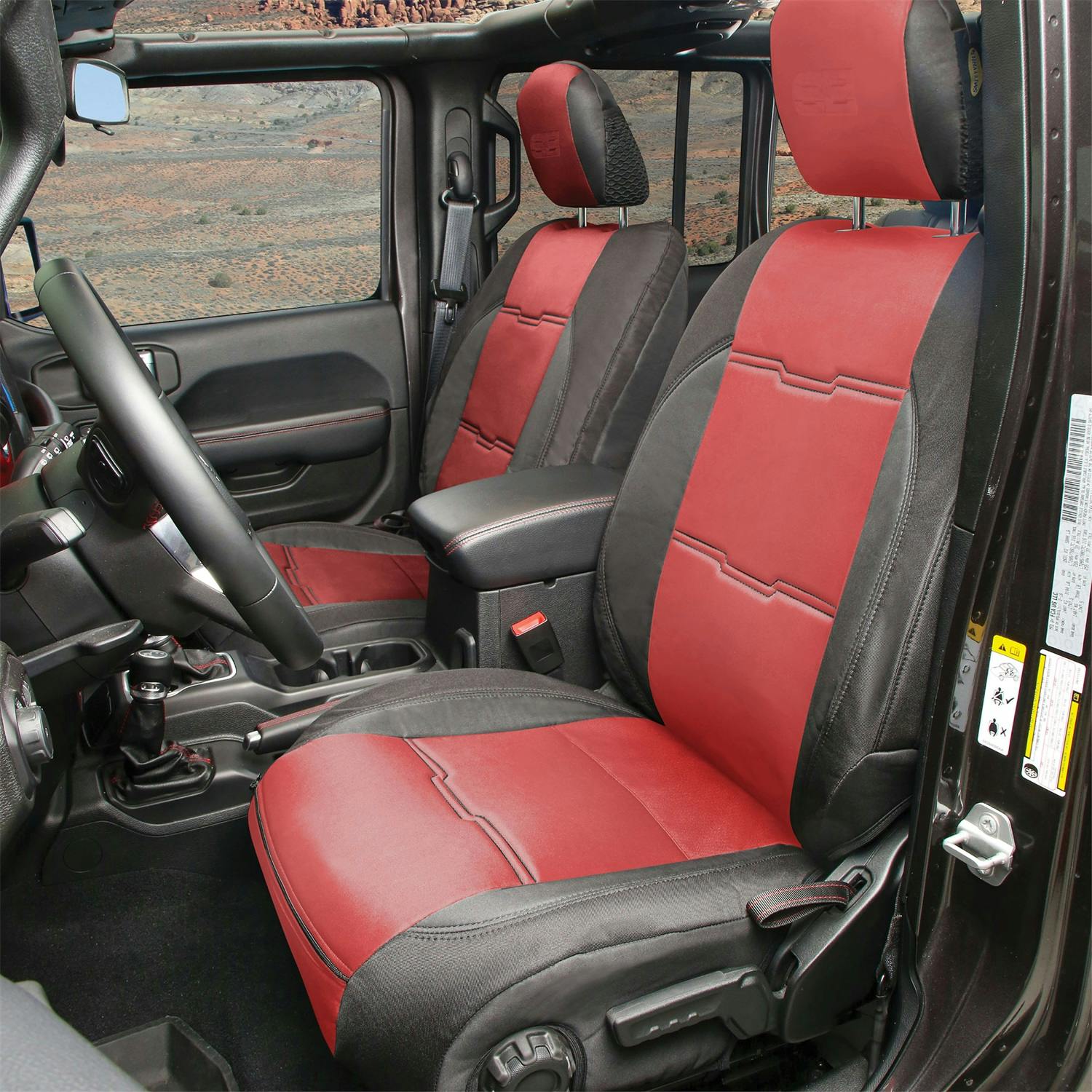 Smittybilt 2018-2025 Jeep Wrangler JL Neoprene Seat Cover 576230