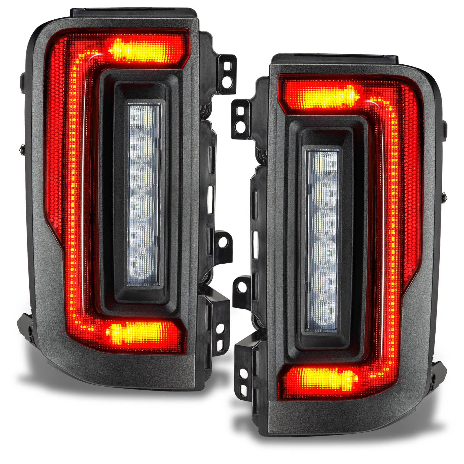 Oracle Lighting 2021-2026 Ford Bronco Flush Style Lensless LED Tail Lights With Signature Lights 5892-023