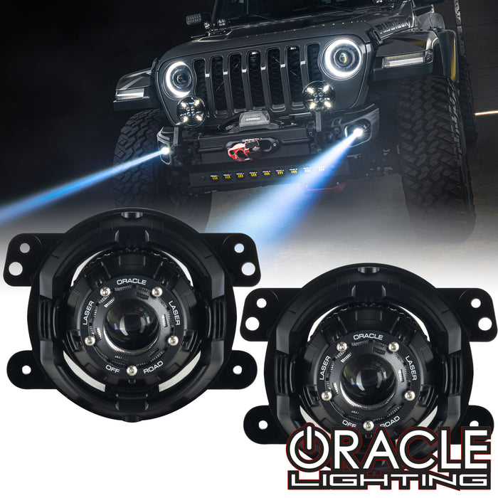 ORACLE Lighting Jeep Wrangler JL JK Gladiator JT 15W Off-Road LASER Fog Lights 5930-001