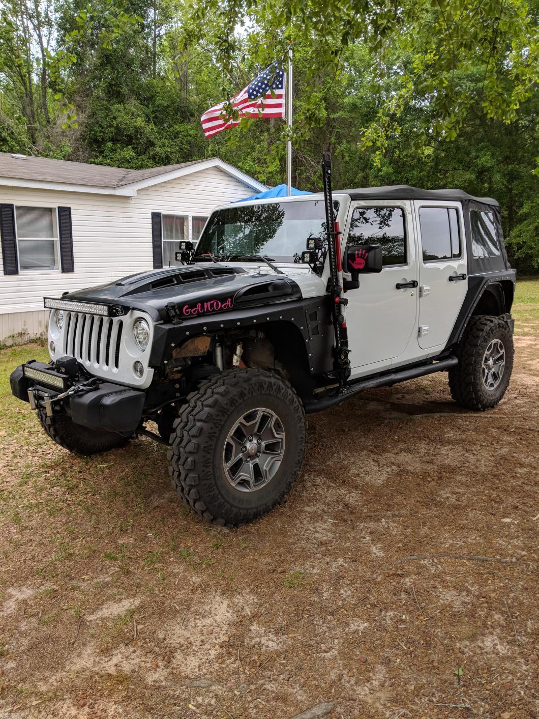 Smittybilt 2007-2018 Jeep Wrangler JK 4dr XRC Front & Rear Corner Armor Set 76880 + 76882
