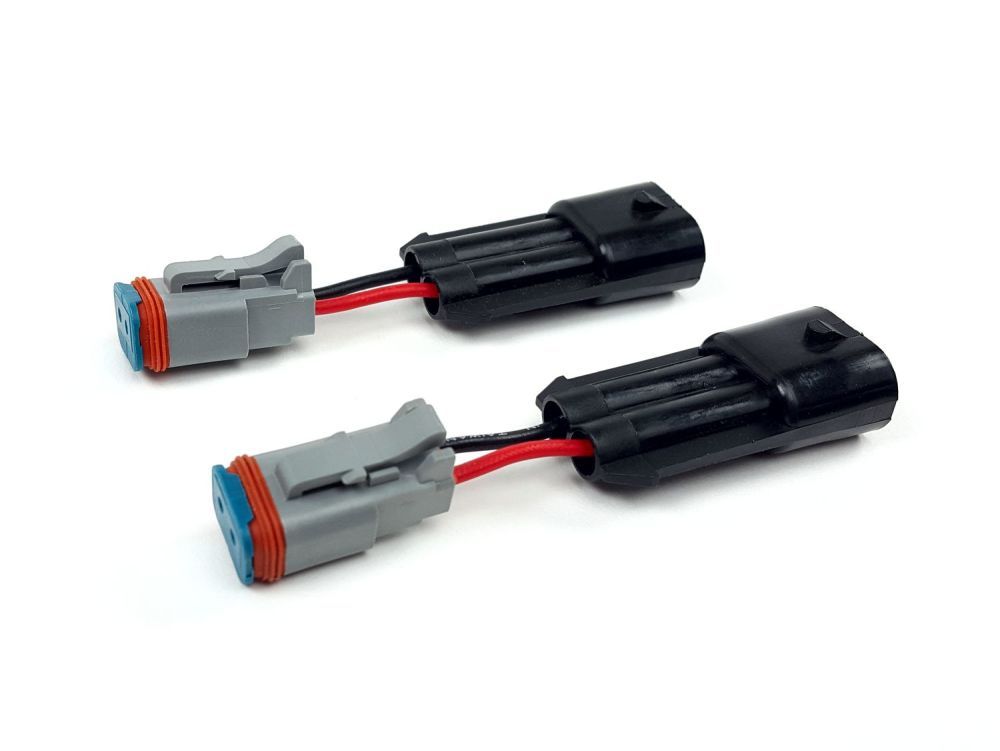 KC Hilites 1999-2016 Ford F250 F350 F450 Super Duty H10 to DT Fog Light Adapters 63074
